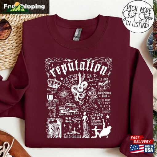 Reputation Magic Halloween Sweatshirt Vintage Snake Shirt Unisex