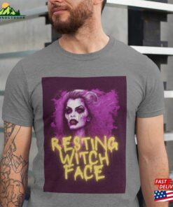 Resting Witch Face Shirt Funny Halloween Unisex Sweatshirt