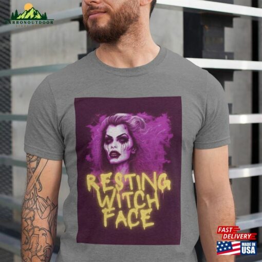 Resting Witch Face Shirt Funny Halloween Unisex Sweatshirt