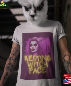 Resting Witch Face Shirt Funny Halloween Unisex Sweatshirt