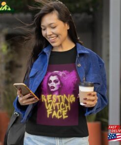 Resting Witch Face Shirt Funny Halloween Unisex Sweatshirt 4