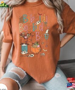 Retro Bibbidi Bobbidi Boo Halloween Shirt Jaq And Gus Disneyland T-Shirt Hoodie