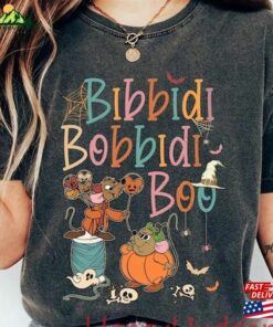 Retro Bibbidi Bobbidi Boo Halloween Shirt Jaq And Gus Pumpkin Classic T-Shirt