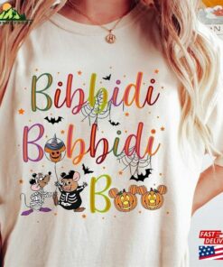 Retro Bibbidi Bobbidi Boo Halloween Shirt Jaq And Gus Pumpkin T-Shirt Classic Retro Bibbidi Bobbidi Boo Halloween Shirt Jaq And Gus Pumpkin T-Shirt Classic
