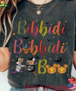 Retro Bibbidi Bobbidi Boo Halloween Shirt Jaq And Gus Pumpkin T-Shirt Classic