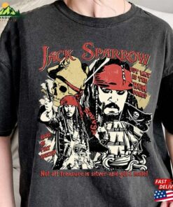 Retro Captain Jack Sparrow Pirates Of The Caribbean Shirt Unisex Classic