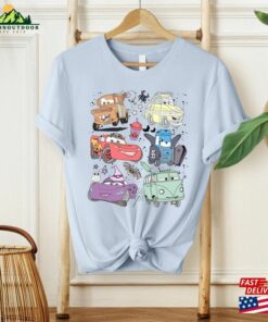 Retro Cars Halloween Shirt Disney Family Trip Hoodie Unisex