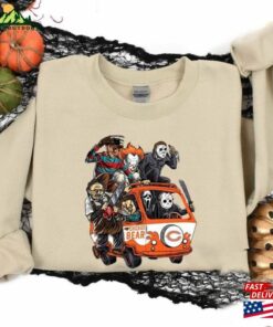Retro Chicago Bear Horror Movies Characters Halloween 2023 Shirt Chacracter Friends Tee T-Shirt Unisex 2 Retro Chicago Bear Horror Movies Characters Halloween 2023 Shirt Chacracter Friends Tee T Shirt Unisex 3