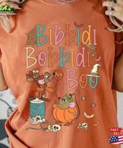 Retro Cinderella Jaq And Gus Disney Halloween Shirt Bibbidi Bobbidi Boo Pumpkin T-Shirt Spooky Season Classic Retro Cinderella Jaq And Gus Disney Halloween Shirt Bibbidi Bobbidi Boo Pumpkin T-Shirt Spooky Season Classic