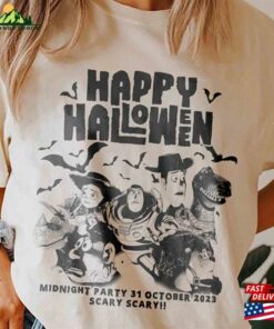 Retro Comfort Colors Happy Halloween Toy Story Shirt Inspired Party 2023 Classic Hoodie