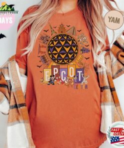 Retro Disney Epcot Center Halloween Shirt World Tour Tee Wdw Comfort Colors T-Shirt Unisex Retro Disney Epcot Center Halloween Shirt World Tour Tee Wdw Comfort Colors T-Shirt Unisex