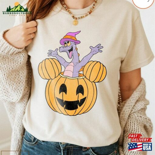 Retro Disney Figment Pumpkin Halloween Shirt Epcot Center Sweatshirt Matching Hoodie