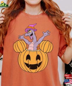 Retro Disney Figment Pumpkin Halloween Shirt Epcot Center Sweatshirt Matching Hoodie