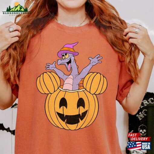 Retro Disney Figment Pumpkin Halloween Shirt Epcot Center Sweatshirt Matching Hoodie