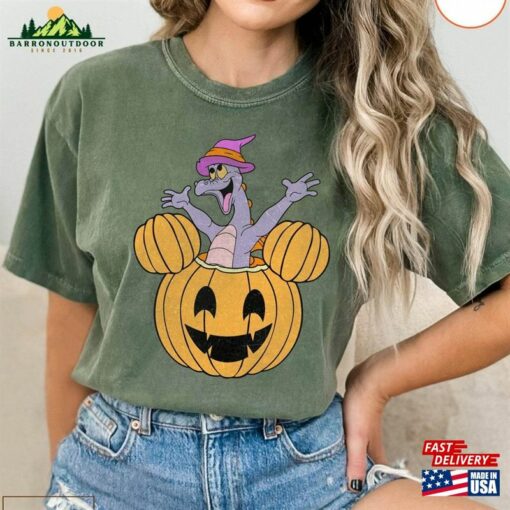 Retro Disney Figment Pumpkin Halloween Shirt Epcot Center Sweatshirt Matching Hoodie