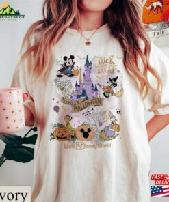Retro Disney Halloween 2023 Trick Or Treat Comfort Colors Tee Walt World Magic Kingdom Matching Party Classic Sweatshirt 2 Retro Disney Halloween 2023 Trick Or Treat Comfort Colors Tee Walt World Magic Kingdom Matching Party Classic Sweatshirt 3