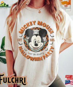 Retro Disney Halloween Party Shirts Family Matching Shirt Not So Scary Tee Unisex T-Shirt