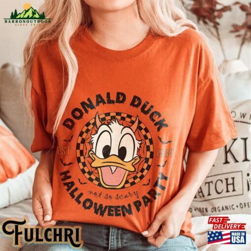 Retro Disney Halloween Party Shirts Family Matching Shirt Not So Scary Tee Unisex T-Shirt