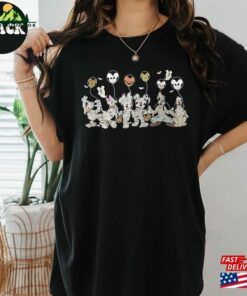 Retro Disney Halloween Skeleton Shirt Matching Balloon Hoodie Unisex 4