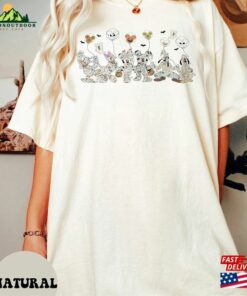 Retro Disney Halloween Skeleton Shirt Matching Balloon Sweatshirt Unisex