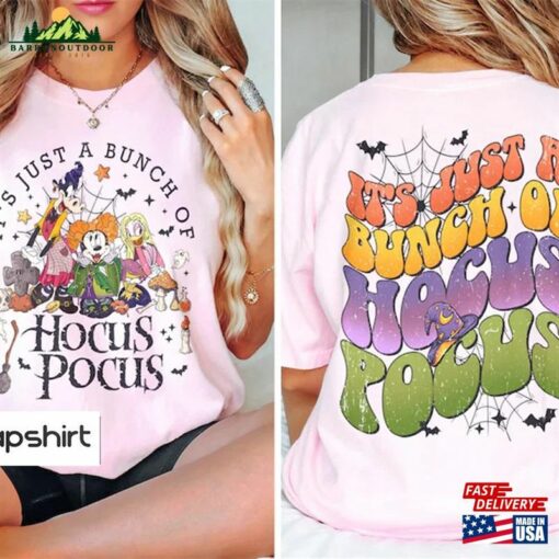 Retro Disney Hocus Pocus Comfort Colors Shirts It’s Just A Bunch Of T-Shirt Classic