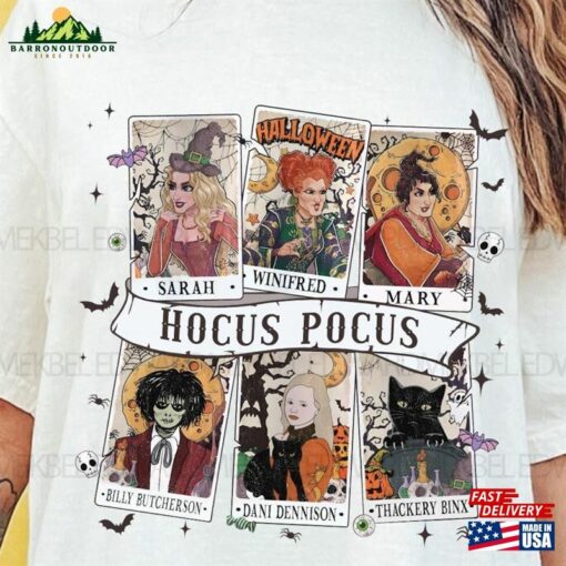 Retro Disney Hocus Pocus Tarot Card Comfort Shirt It’s Just A Bunch Of Hoodie Unisex