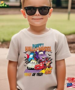 Retro Disney Pixar Cars Halloween Shirt Lightning Mcqueen Shirts Happy Hallo Hoodie Unisex Retro Disney Pixar Cars Halloween Shirt Lightning Mcqueen Shirts Happy Hallo Hoodie Unisex