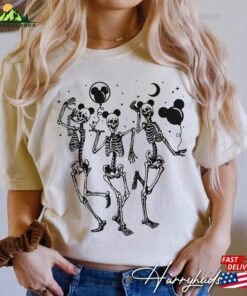 Retro Disney Skeleton Halloween Shirts Shirt 2023 Party Hoodie T-Shirt