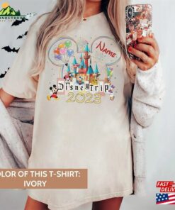 Retro Disney Trip 2023 Comfort Colors Shirts Custom Girl Unisex Sweatshirt