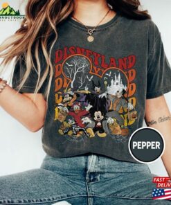 Retro Disneyland Halloween Comfort Colors Shirt Mickey And Friends Disney Vacation 2023 Unisex Sweatshirt