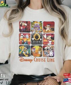 Retro Disneyland Halloween Cruise Line Shirt Mickey And Friends Comfort Colors T-Shirt Classic