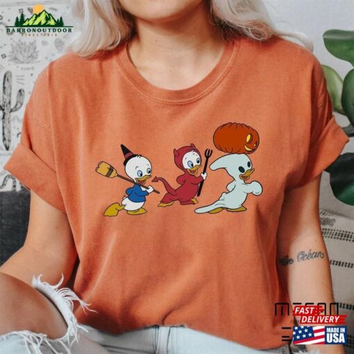 Retro Donald Disney Halloween Comfort Colors Shirt Trick Or Treat T-Shirt Hoodie