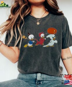 Retro Donald Disney Halloween Comfort Colors Shirt Trick Or Treat T-Shirt Hoodie