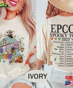Retro Epcot Halloween Comfort Color Shirt World Tour T-Shirt Unisex Retro Epcot Halloween Comfort Color Shirt World Tour T-Shirt Unisex