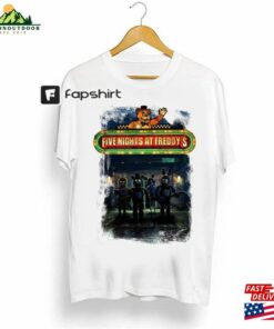 Retro Five Nights At Freddy’s Shirt Fnaf 2023 Movie Hoodie Sweatshirt