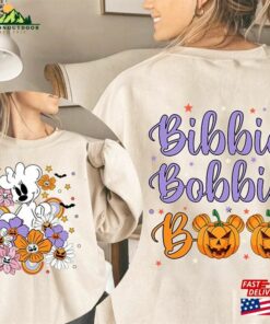 Retro Floral Disneyland Minnie Ghost Shirt Bibbidi Bobbidi Boo Halloween 2023 Princess T-Shirt Classic Retro Floral Disneyland Minnie Ghost Shirt Bibbidi Bobbidi Boo Halloween 2023 Princess T-Shirt Classic