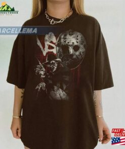 Retro Freddy Vs Jason Scratches Sweatshirt Halloween Shirt Classic T-Shirt 2 Retro Freddy Vs Jason Scratches Sweatshirt Halloween Shirt Classic T Shirt 3