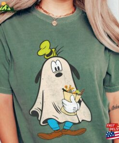 Retro Goofy Ghost Halloween Comfort Color Shirt Mickey’s Not So Scary Hoodie Classic