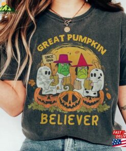 Retro Great Pumpkin Believer Comfort Colors Shirt I Got A Rock Cute Little Ghost T-Shirt Unisex
