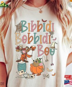 Retro Halloween Bibbidi Bobbidi Boo Comfort Colors Shirt Jaq And Gus Pumpkin Unisex T-Shirt Retro Halloween Bibbidi Bobbidi Boo Comfort Colors Shirt Jaq And Gus Pumpkin Unisex T-Shirt