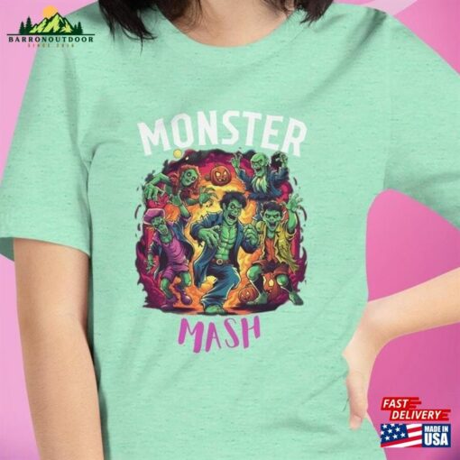 Retro Halloween Comfort Colors Monster Mash T-Shirt Sweatshirt Classic