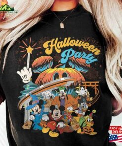 Retro Halloween Party Disney Epcot Shirt Mickey’s Not So Scary Sweatshirt Hoodie