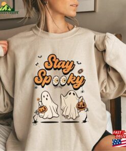 Retro Halloween Sweatshirt Stay Spooky Sweater Cute Ghost Classic Retro Halloween Sweatshirt Stay Spooky Sweater Cute Ghost Classic