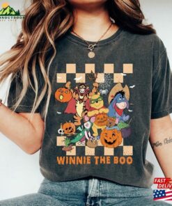 Retro Halloween Winnie The Boo Shirt Pooh And Friends Party Unisex Hoodie