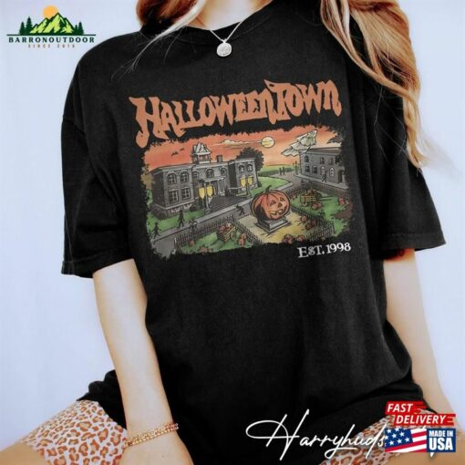 Retro Halloweentown 1998 Shirt Disney Halloween 2023 Party Unisex T-Shirt