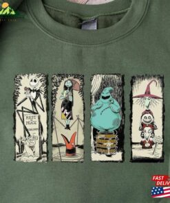 Retro Haunted Mansion The Nightmare Before Christmas Hoodie Sweatshirt Disney Halloween Unisex T-Shirt