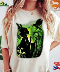Retro Maleficent Shirt Disney Villain T-Shirt Halloween Unisex Sweatshirt