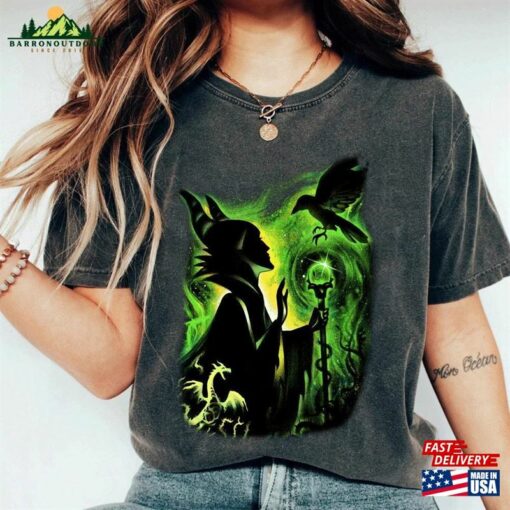 Retro Maleficent Shirt Disney Villain T-Shirt Halloween Unisex Sweatshirt