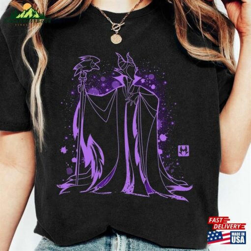 Retro Maleficent Shirt Sleeping Beauty Disney Halloween Classic Sweatshirt