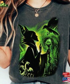 Retro Maleficent Shirt Sleeping Beauty Disney Halloween Sweatshirt Unisex